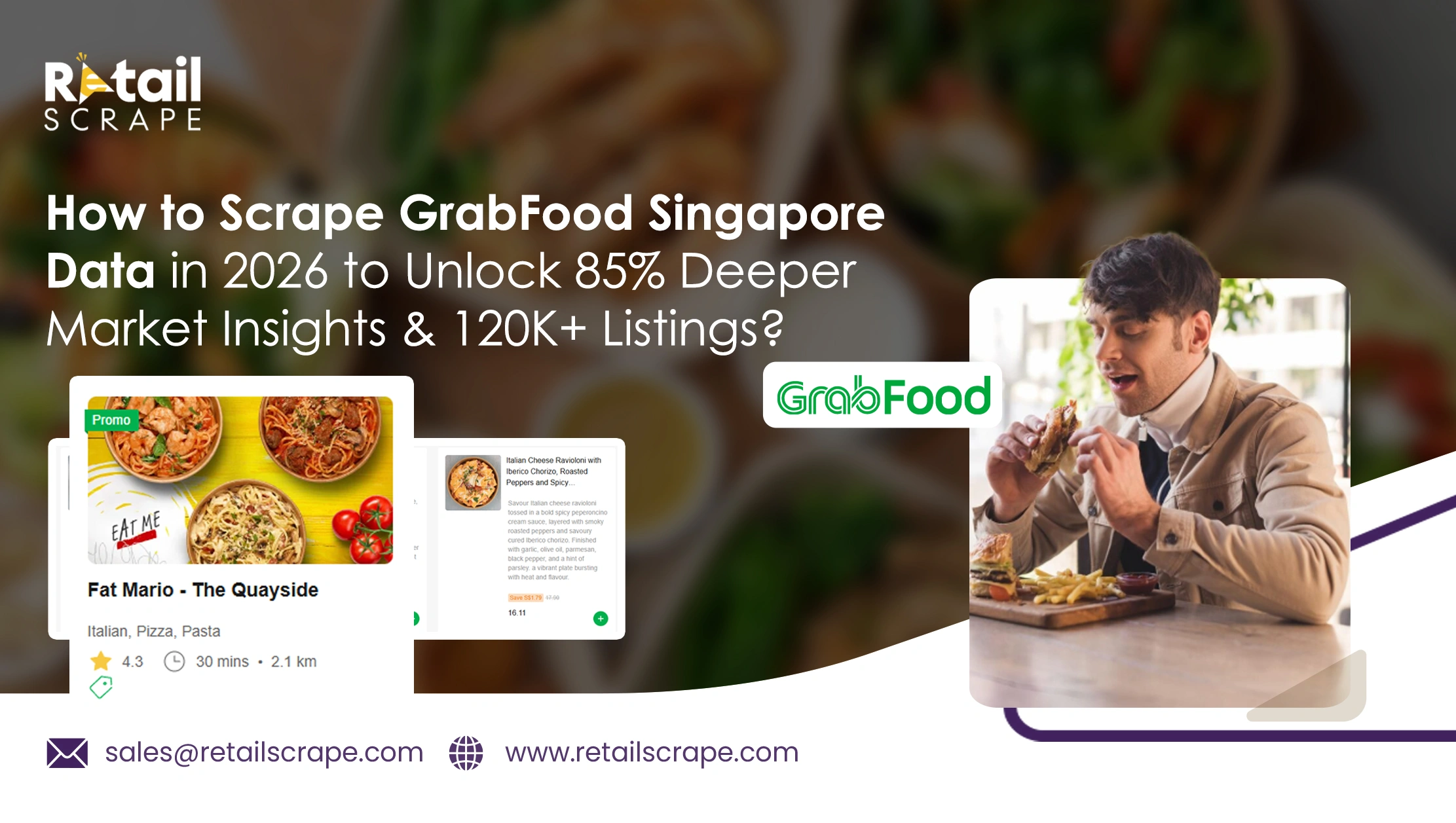 How to Scrape GrabFood Singapore Data in 2026 to Unlock 85% Deeper Market Insights & 120K+ Listings?  