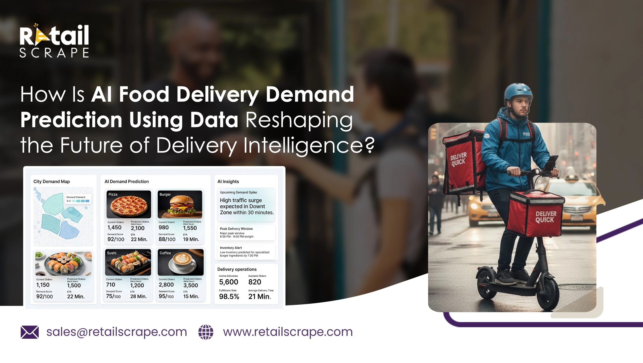 How Is AI Food Delivery Demand Prediction Using Data Reshaping the Future of Delivery Intelligence?