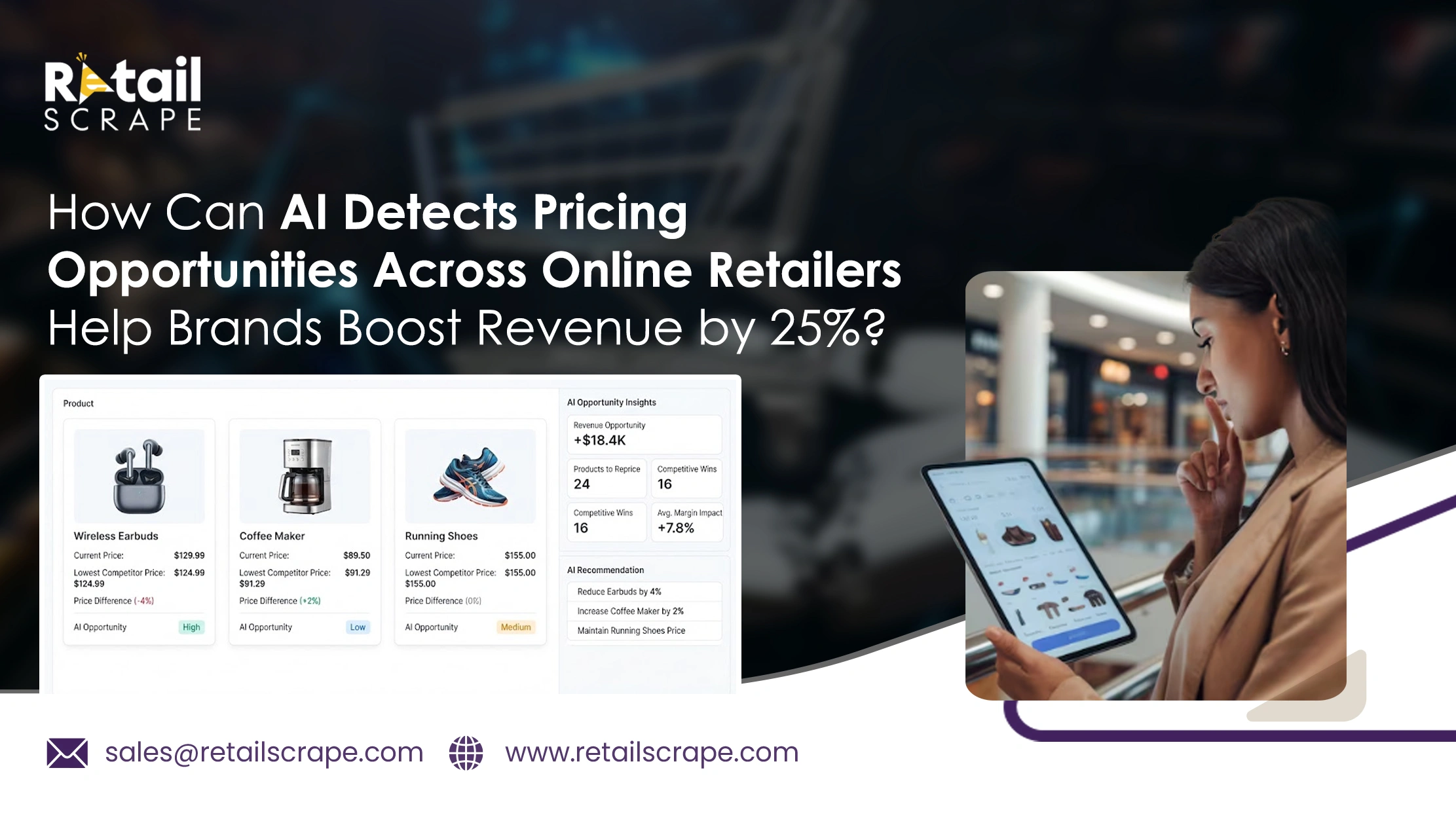How Can AI Detects Pricing Opportunities Across Online Retailers Help Brands Boost Revenue by 25%?