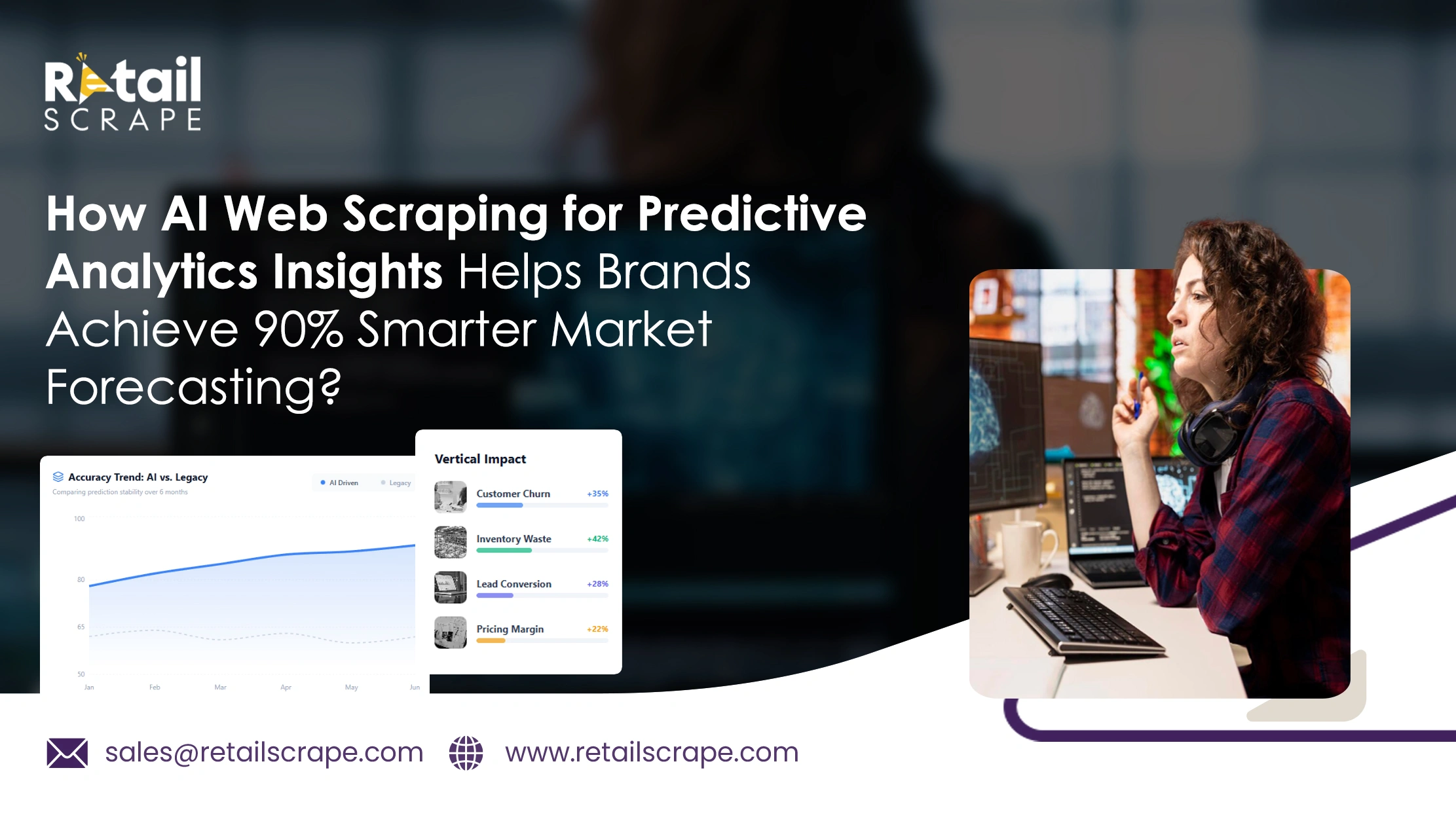 How AI Web Scraping for Predictive Analytics Insights Helps Brands Achieve 90% Smarter Market Forecasting?