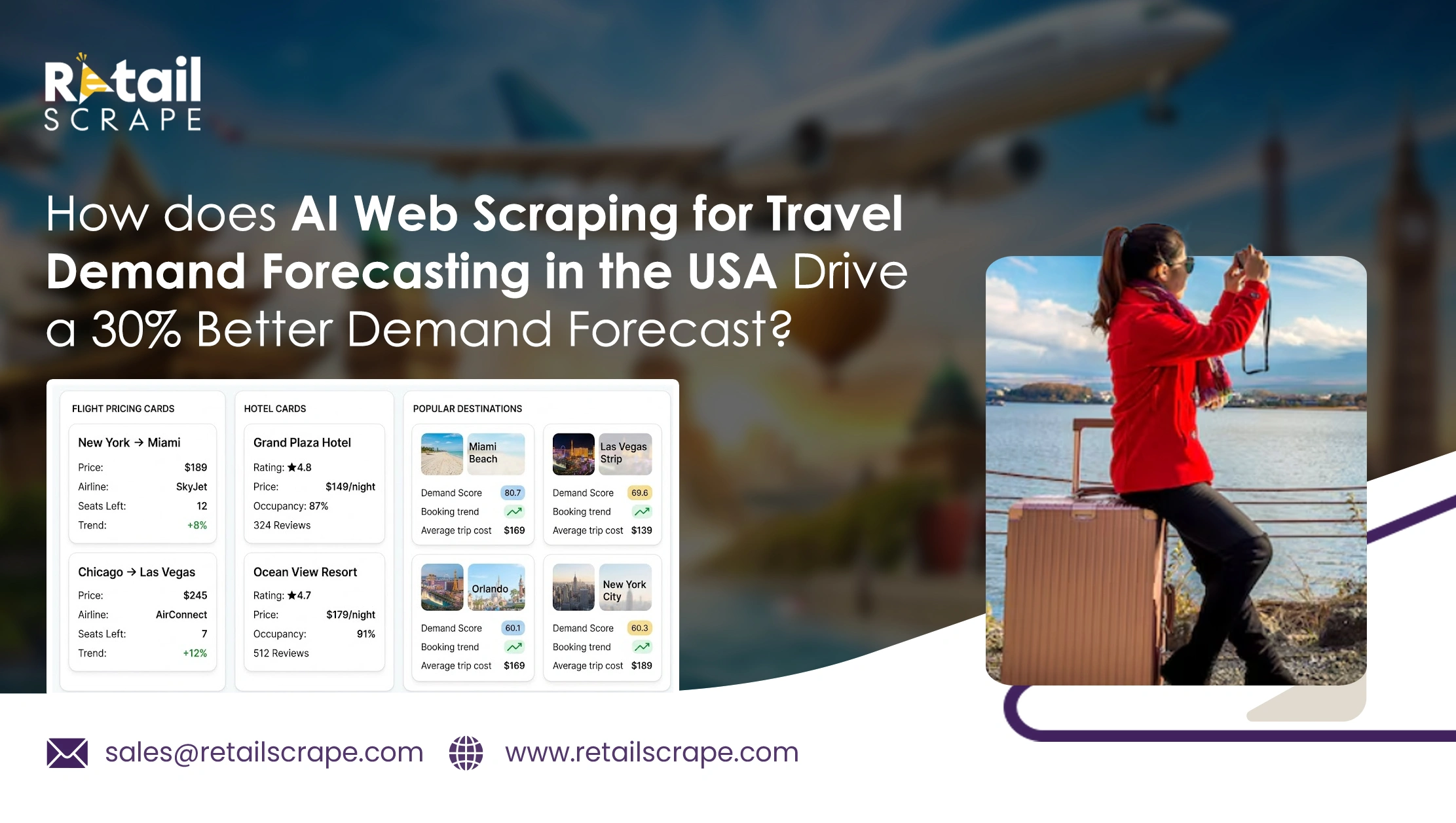 How does AI Web Scraping for Travel Demand Forecasting in the USA Drive a 30% Better Demand Forecast?