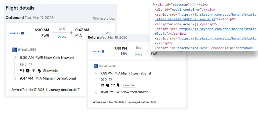 Airline Ticket Pricing Dataset API