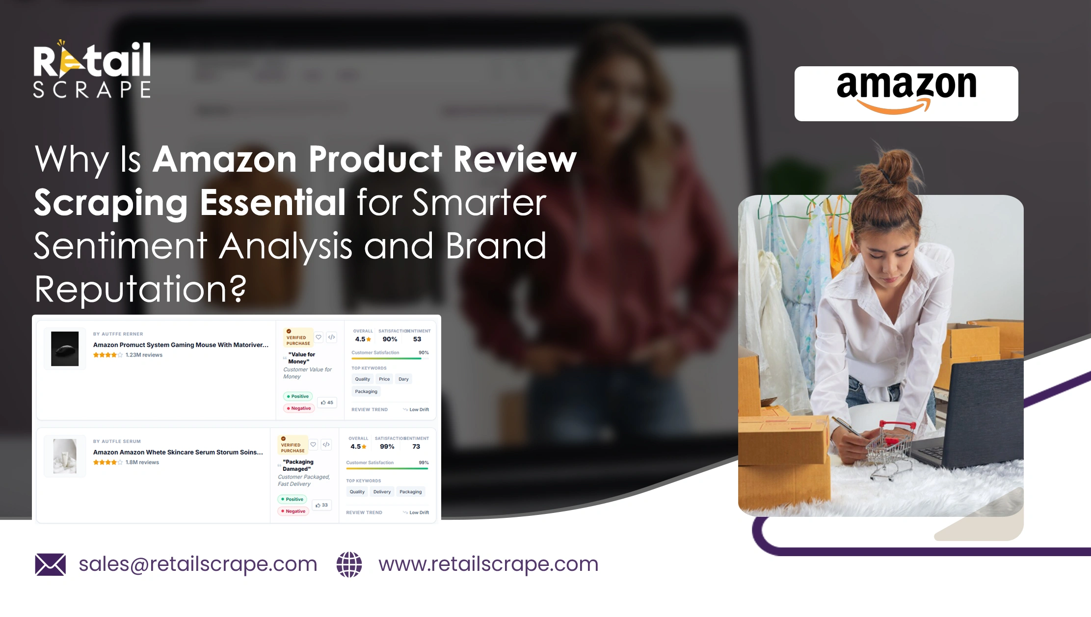 Why Is Amazon Product Review Scraping Essential for Smarter Sentiment Analysis and Brand Reputation?
