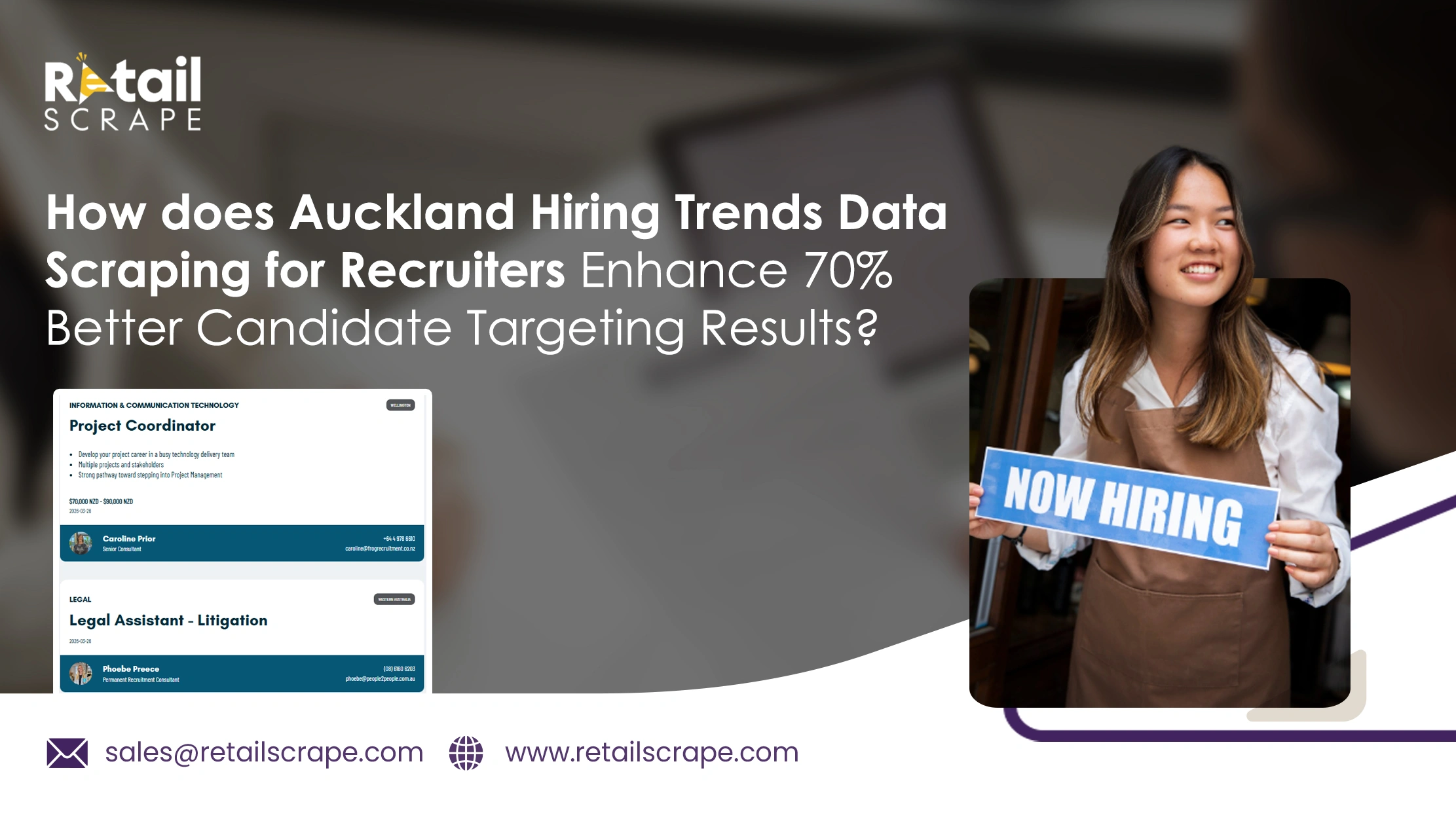 How does Auckland Hiring Trends Data Scraping for Recruiters Enhance 70% Better Candidate Targeting Results?
