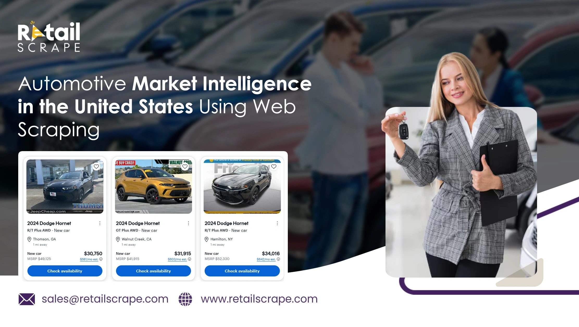 Automotive Market Intelligence in the United States Using Web Scraping
