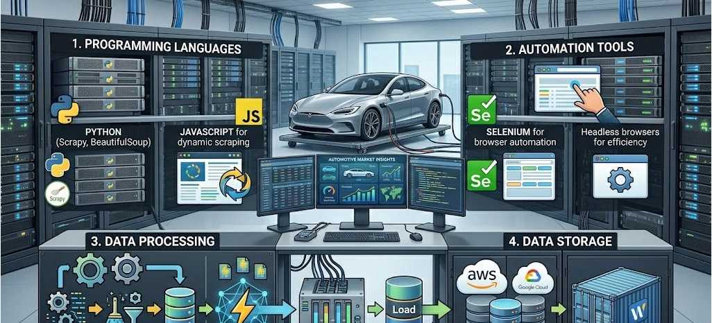 Technologies Powering Automotive Web Scraping