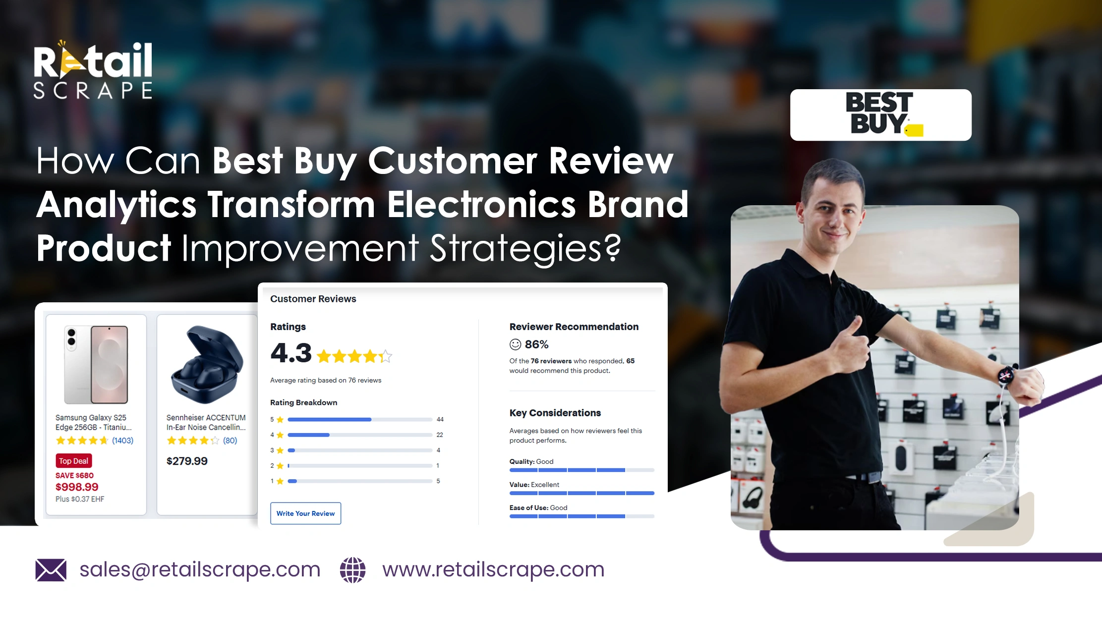 How Can Best Buy Customer Review Analytics Transform Electronics Brand Product Improvement Strategies?