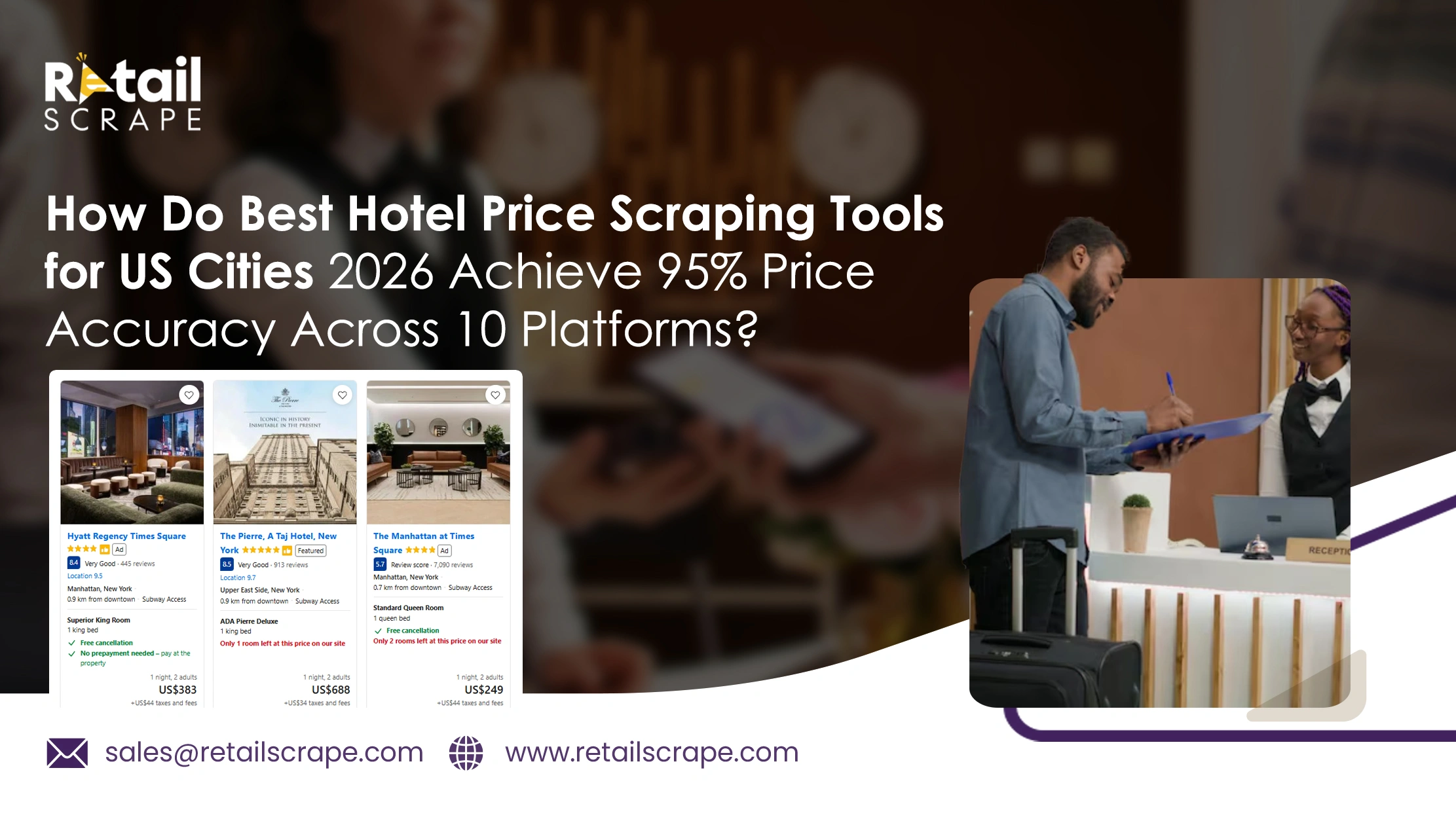 How Do Best Hotel Price Scraping Tools for US Cities 2026 Achieve 95% Price Accuracy Across 10 Platforms?