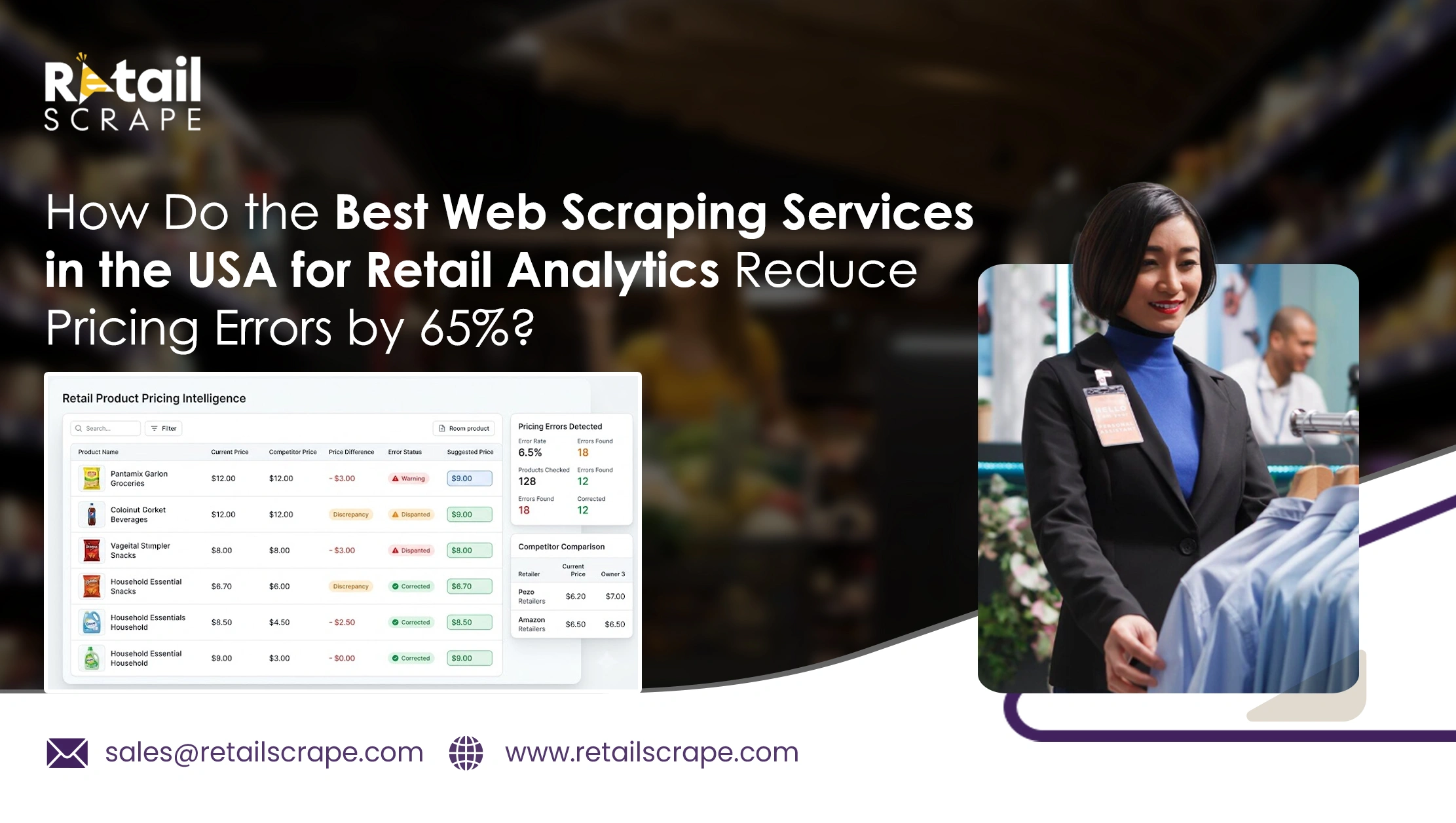 How Do the Best Web Scraping Services in the USA for Retail Analytics Reduce Pricing Errors by 65%?