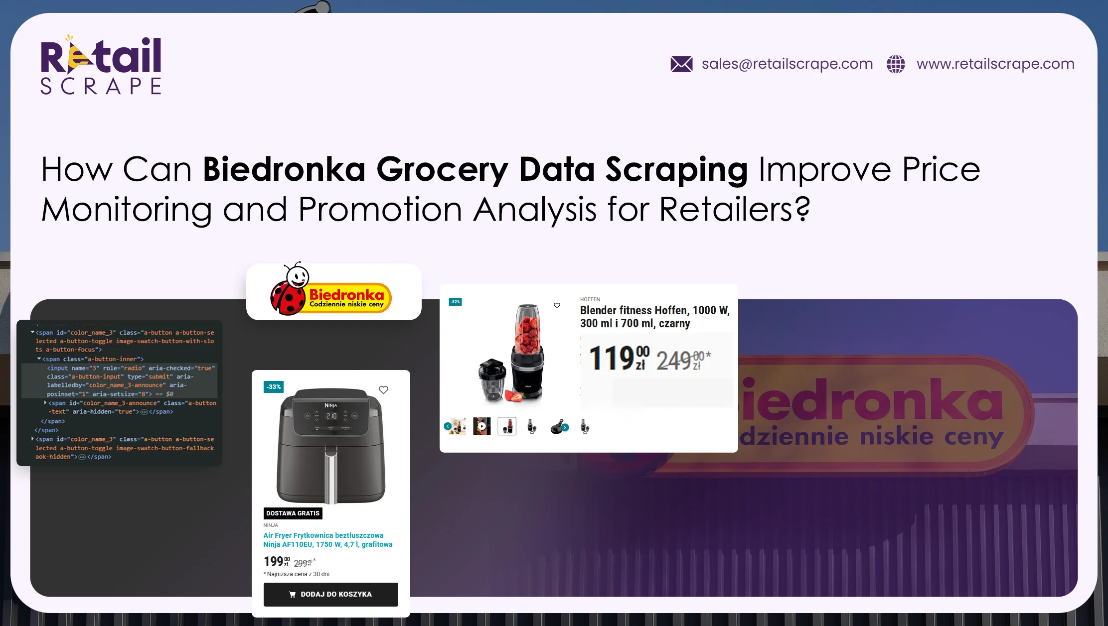 Biedronka Grocery Data Scraping
