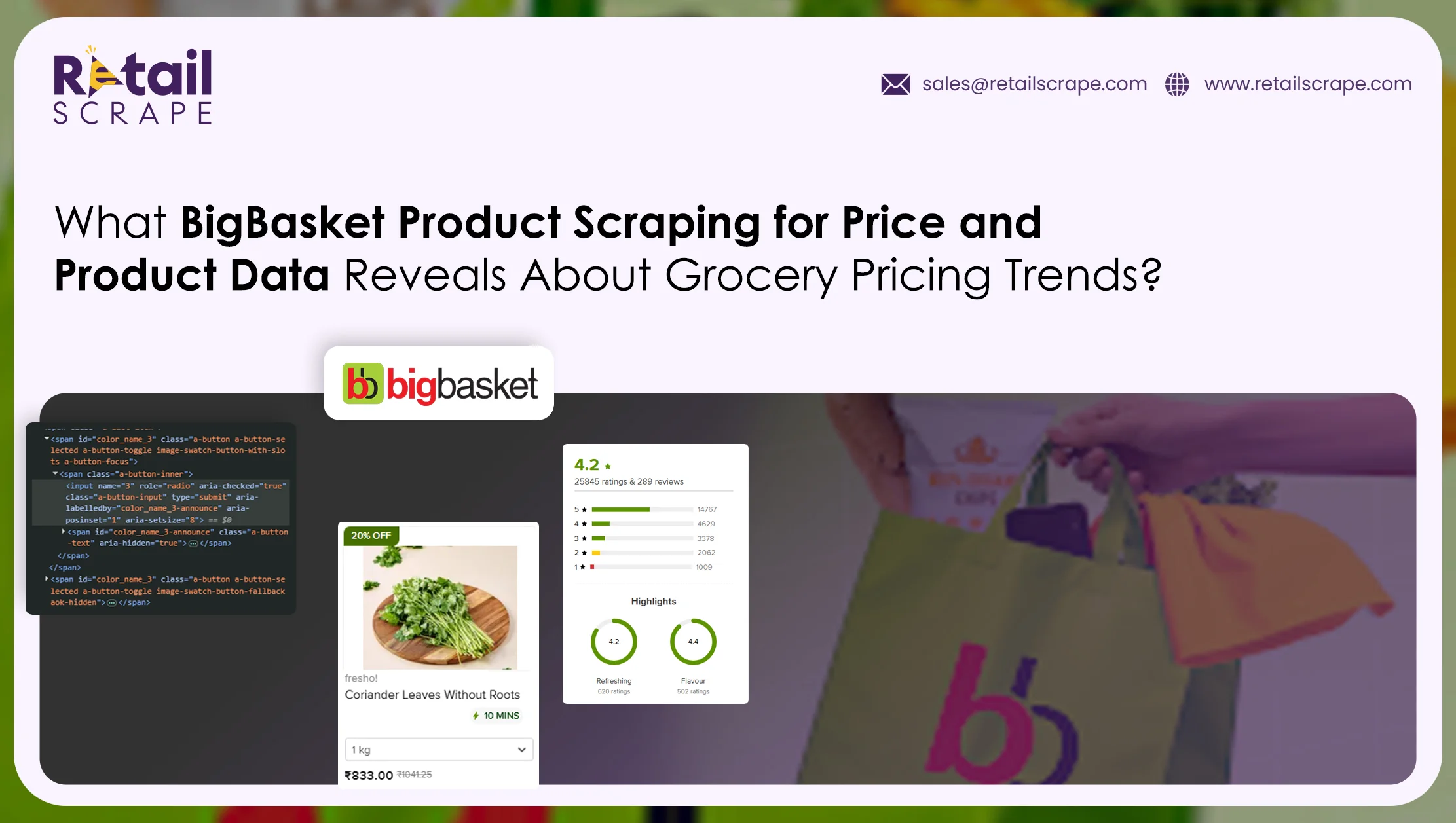 BigBasket Product Scraping for Price and Product Data