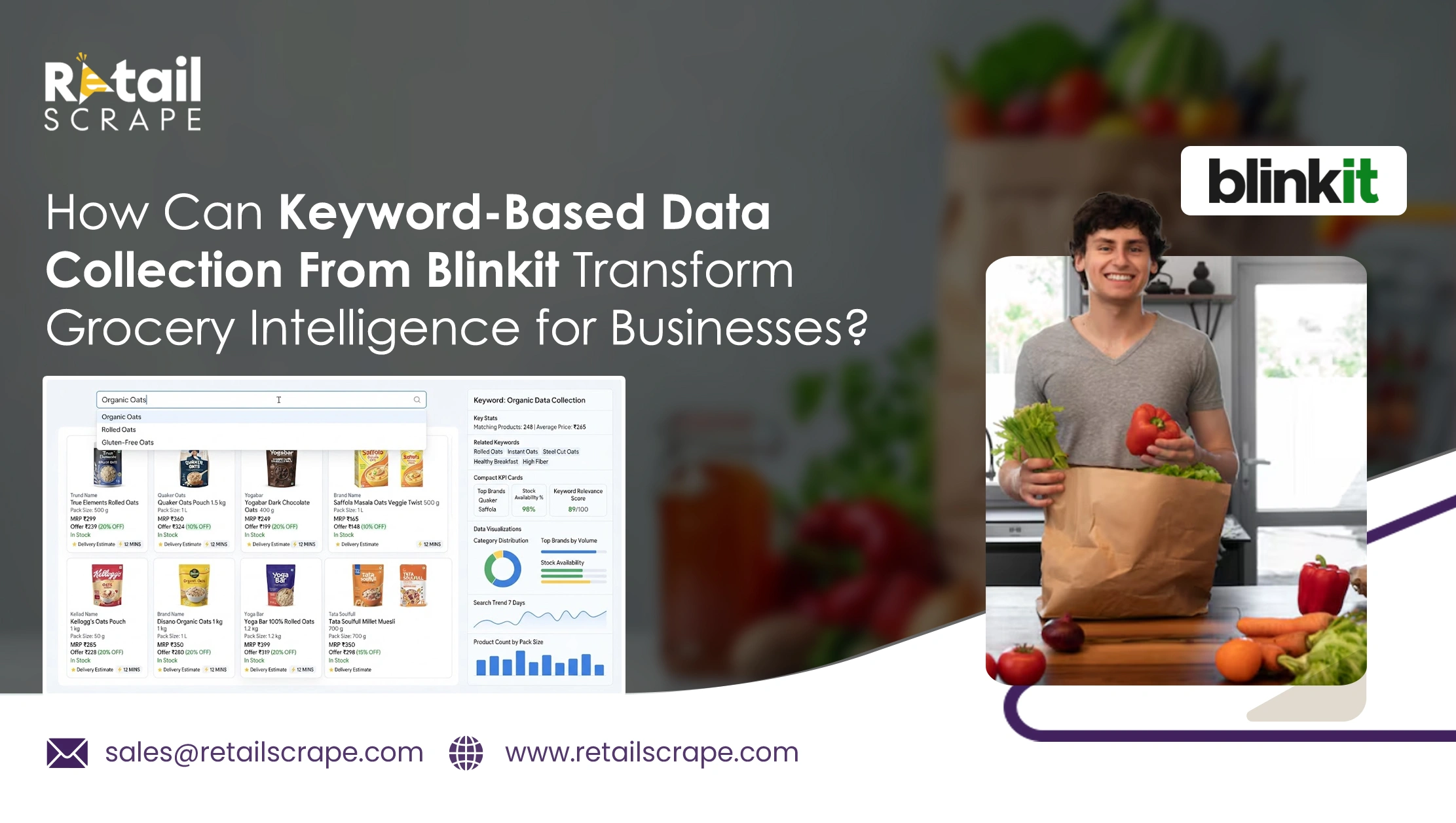 How Can Keyword-Based Data Collection From Blinkit Transform Grocery Intelligence for Businesses?