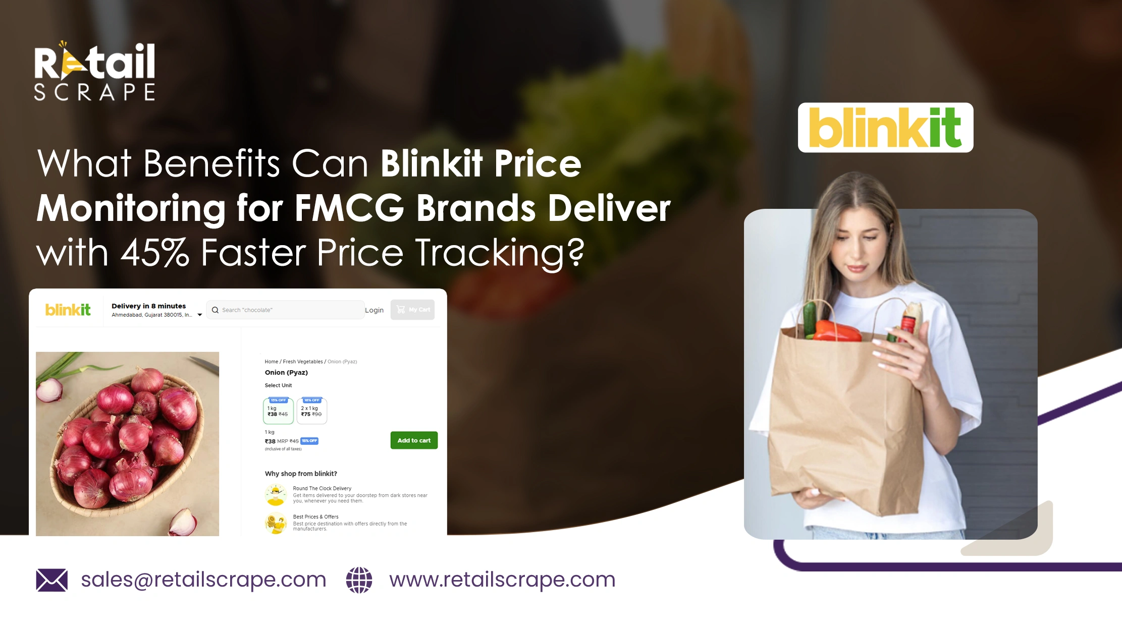 Accurate Blinkit Price Monitoring for FMCG Brands Trends