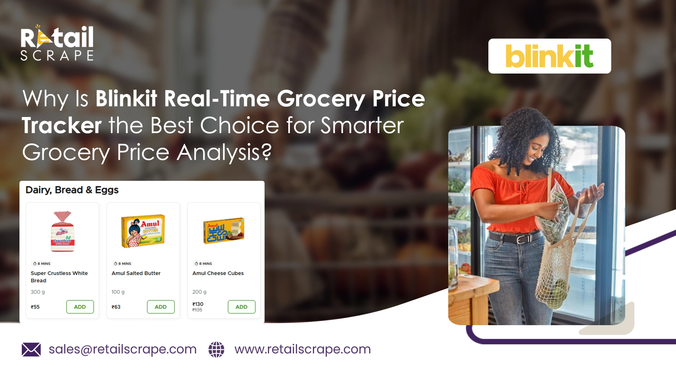 Why Is Blinkit Real-Time Grocery Price Tracker the Best Choice for Smarter Grocery Price Analysis?