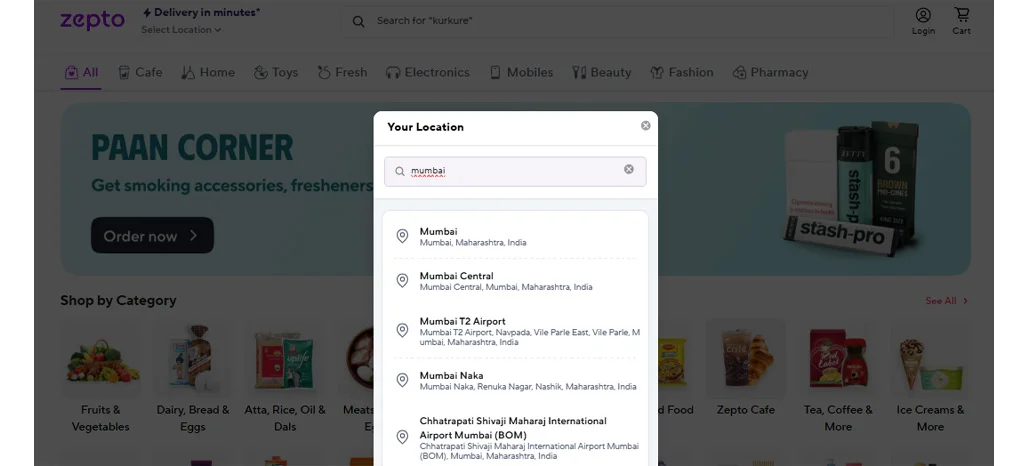 Architectural Framework For Gathering City Level Quick Commerce Data