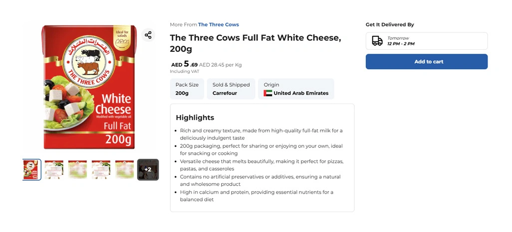 Types of Data Extracted from Carrefour Food Delivery Platforms