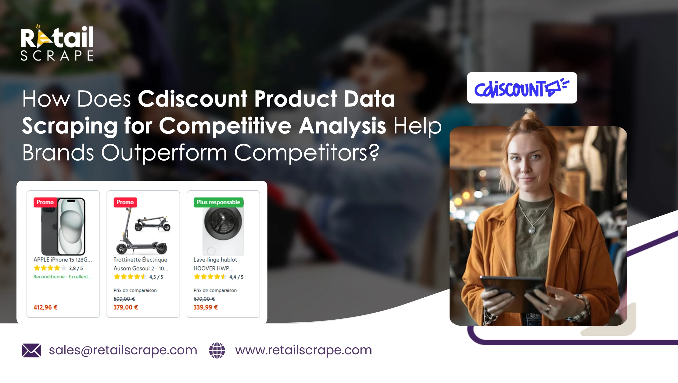 How Does Cdiscount Product Data Scraping for Competitive Analysis Help Brands Outperform Competitors?