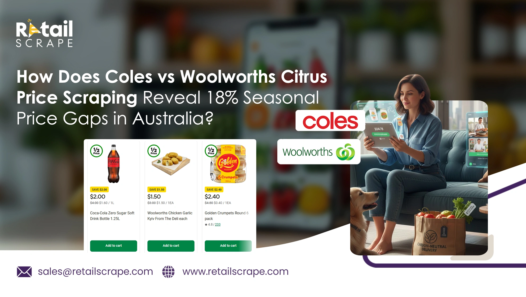 How Does Coles vs Woolworths Citrus Price Scraping Reveal 18% Seasonal Price Gaps in Australia?