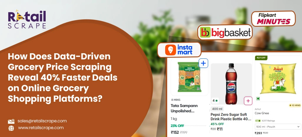 How Does Data-Driven Grocery Price Scraping Reveal 40% Faster Deals on Online Grocery Shopping Platforms?