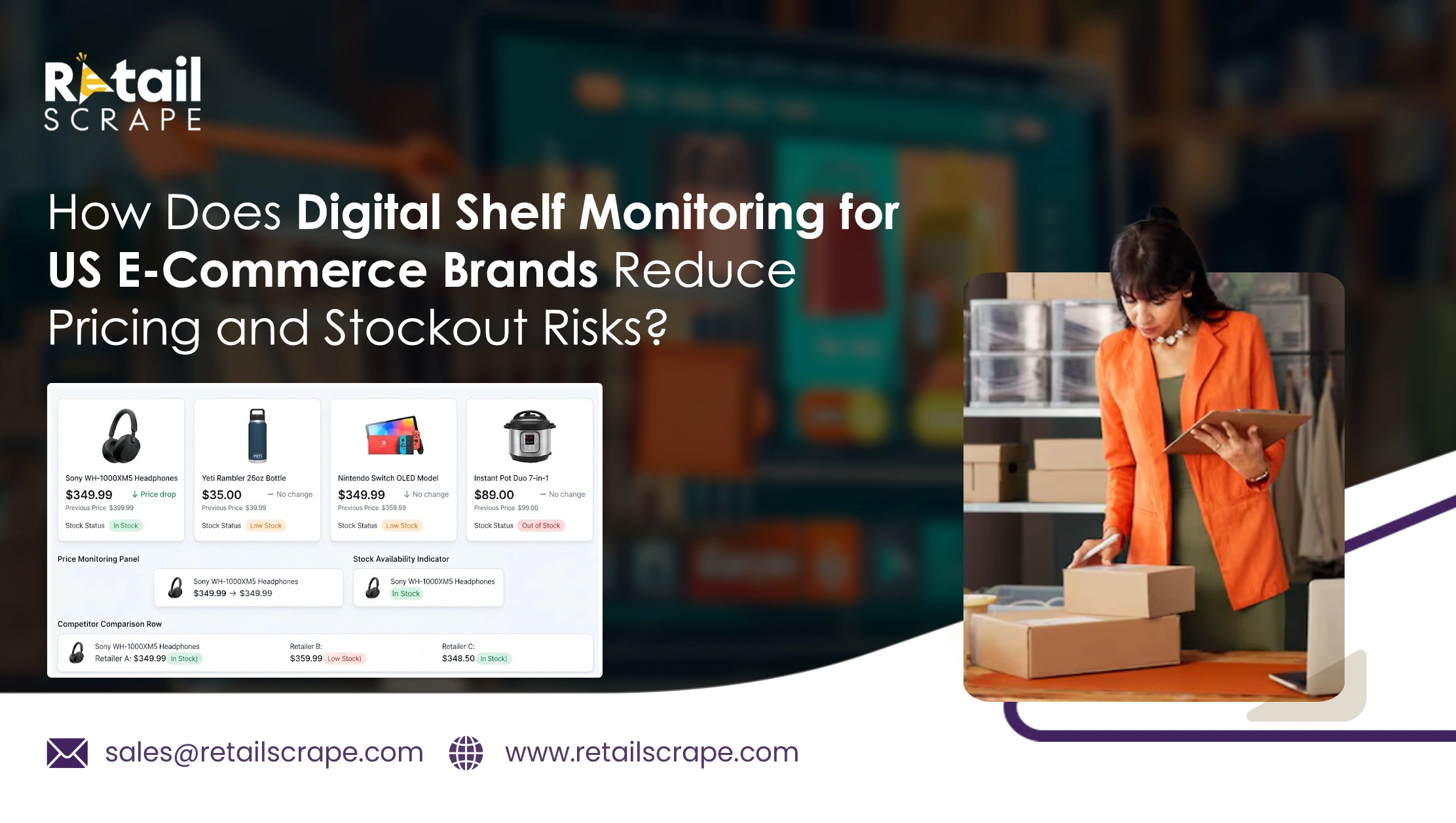 How Does Digital Shelf Monitoring for US E-Commerce Brands Reduce Pricing and Stockout Risks?