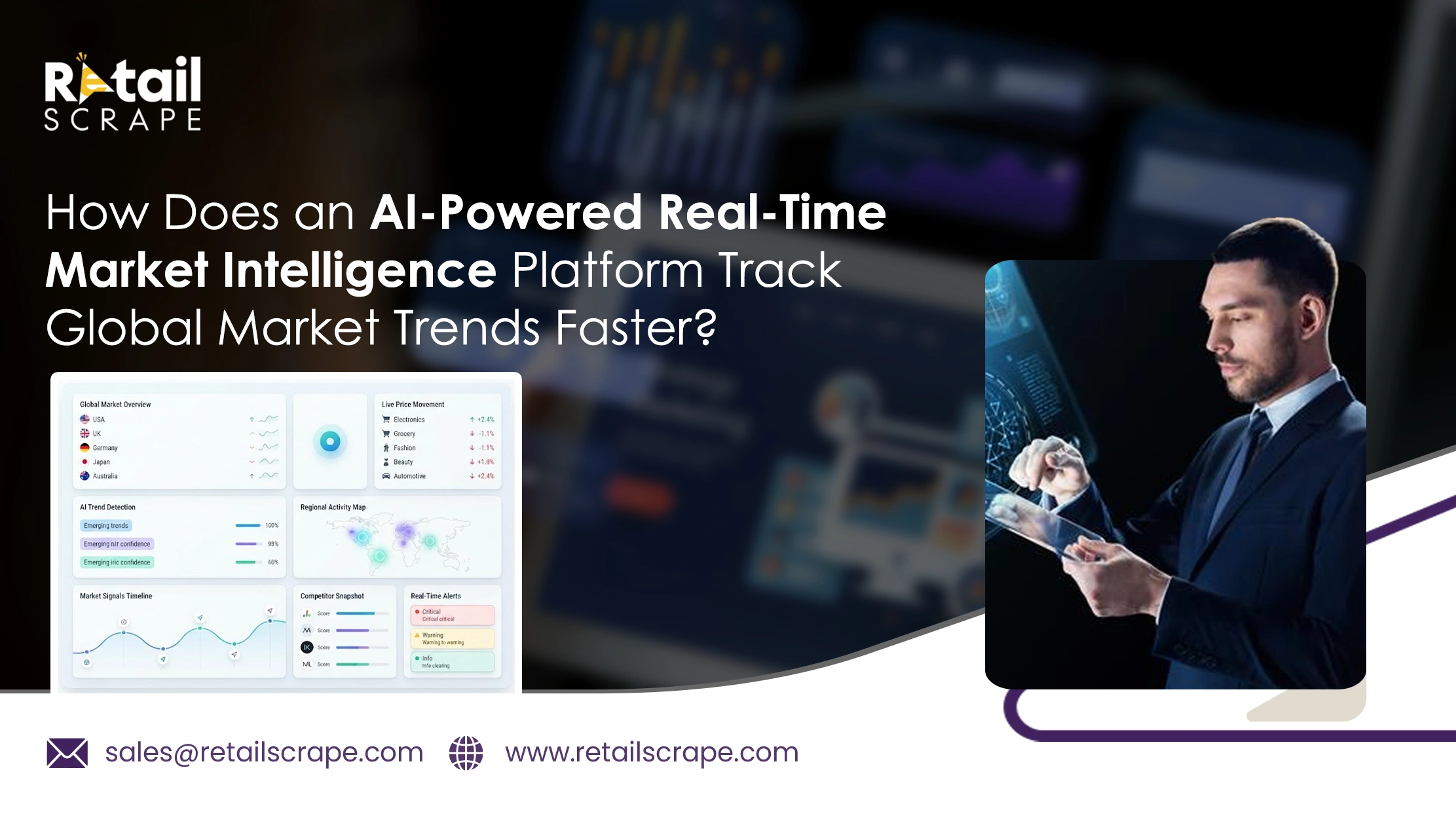 How Does an AI-Powered Real-Time Market Intelligence Platform Track Global Market Trends Faster?