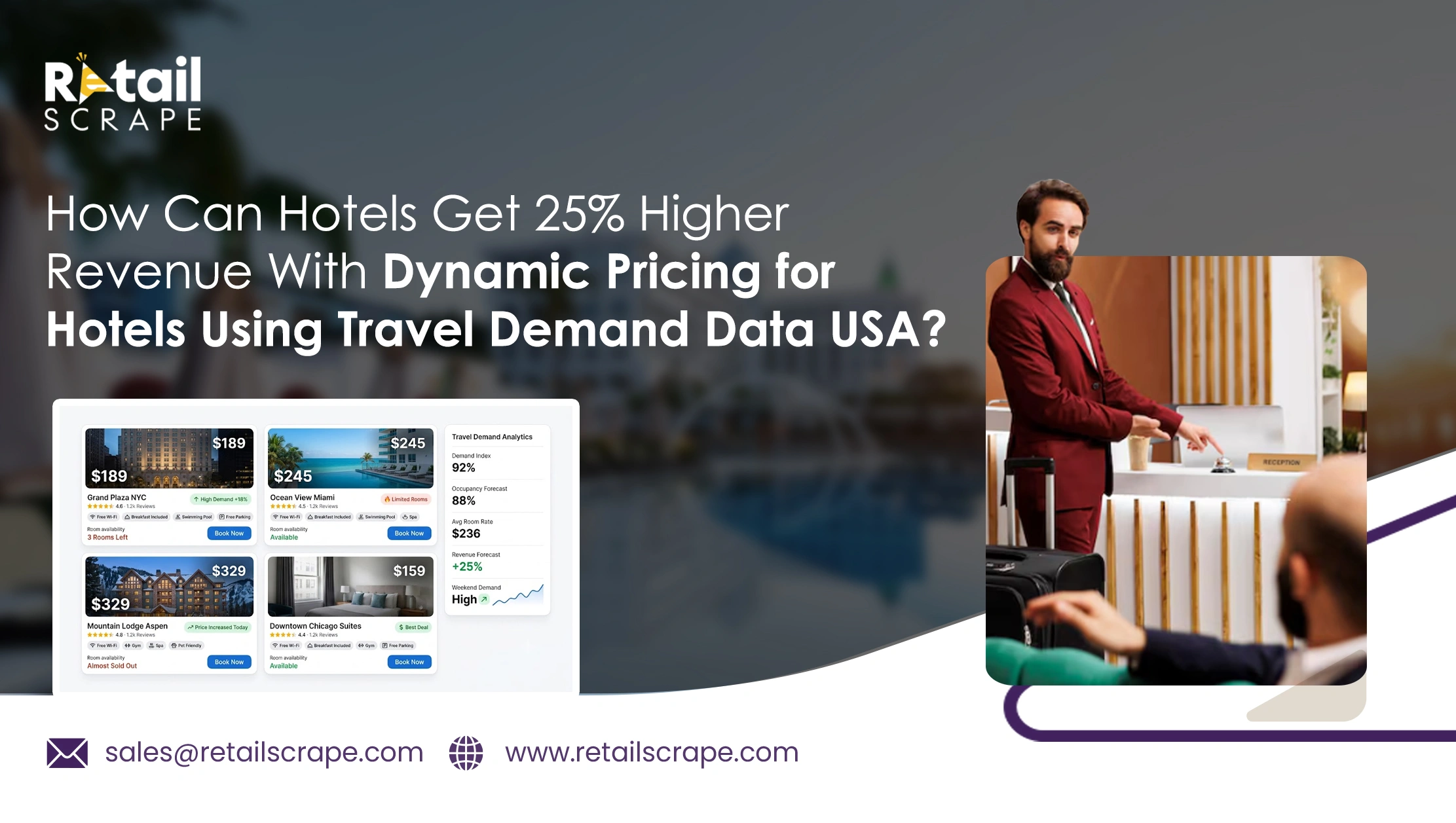 How Can Hotels Get 25% Higher Revenue With Dynamic Pricing for Hotels Using Travel Demand Data USA?