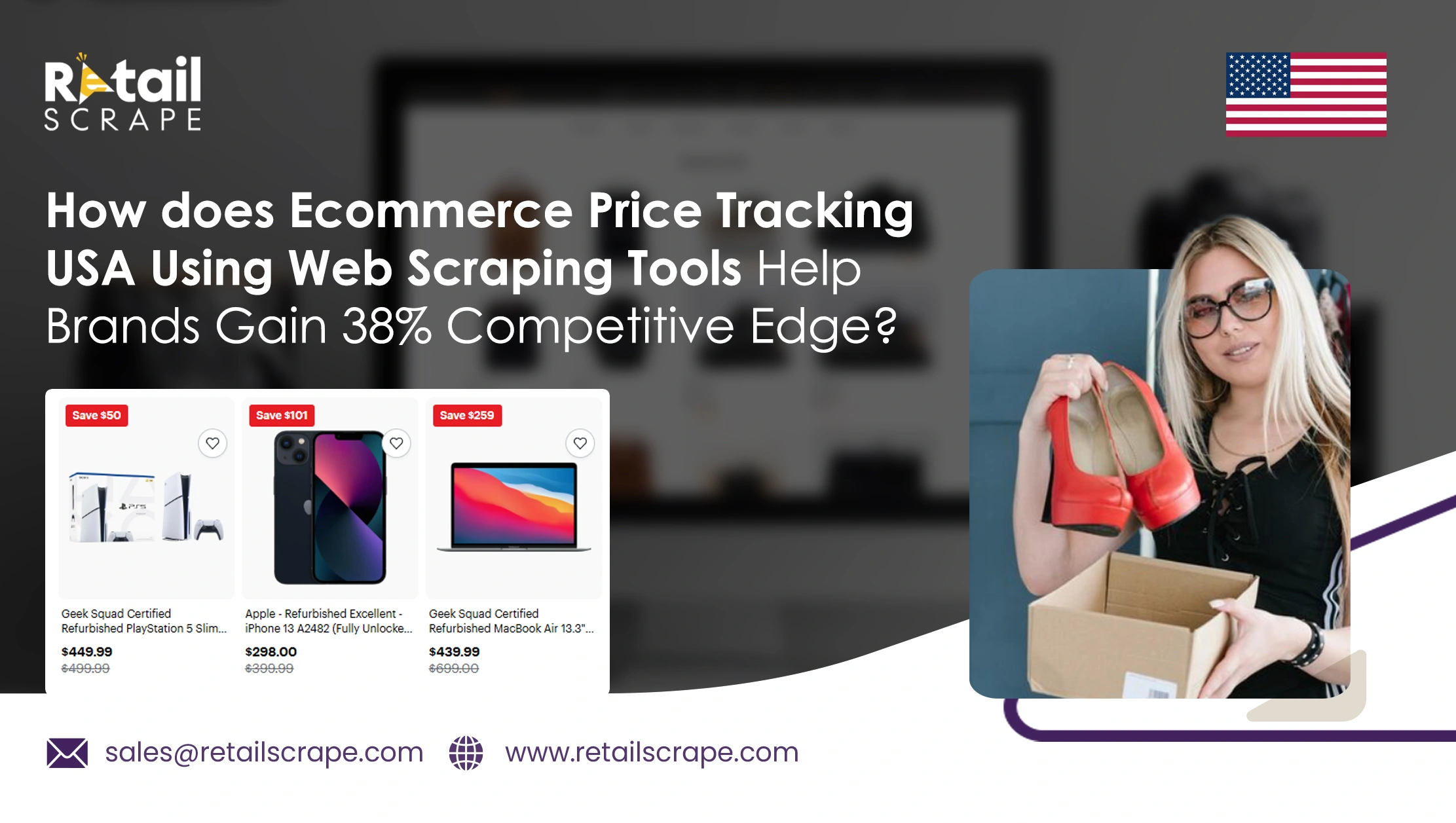 How does Ecommerce Price Tracking USA Using Web Scraping Tools Help Brands Gain 38% Competitive Edge?