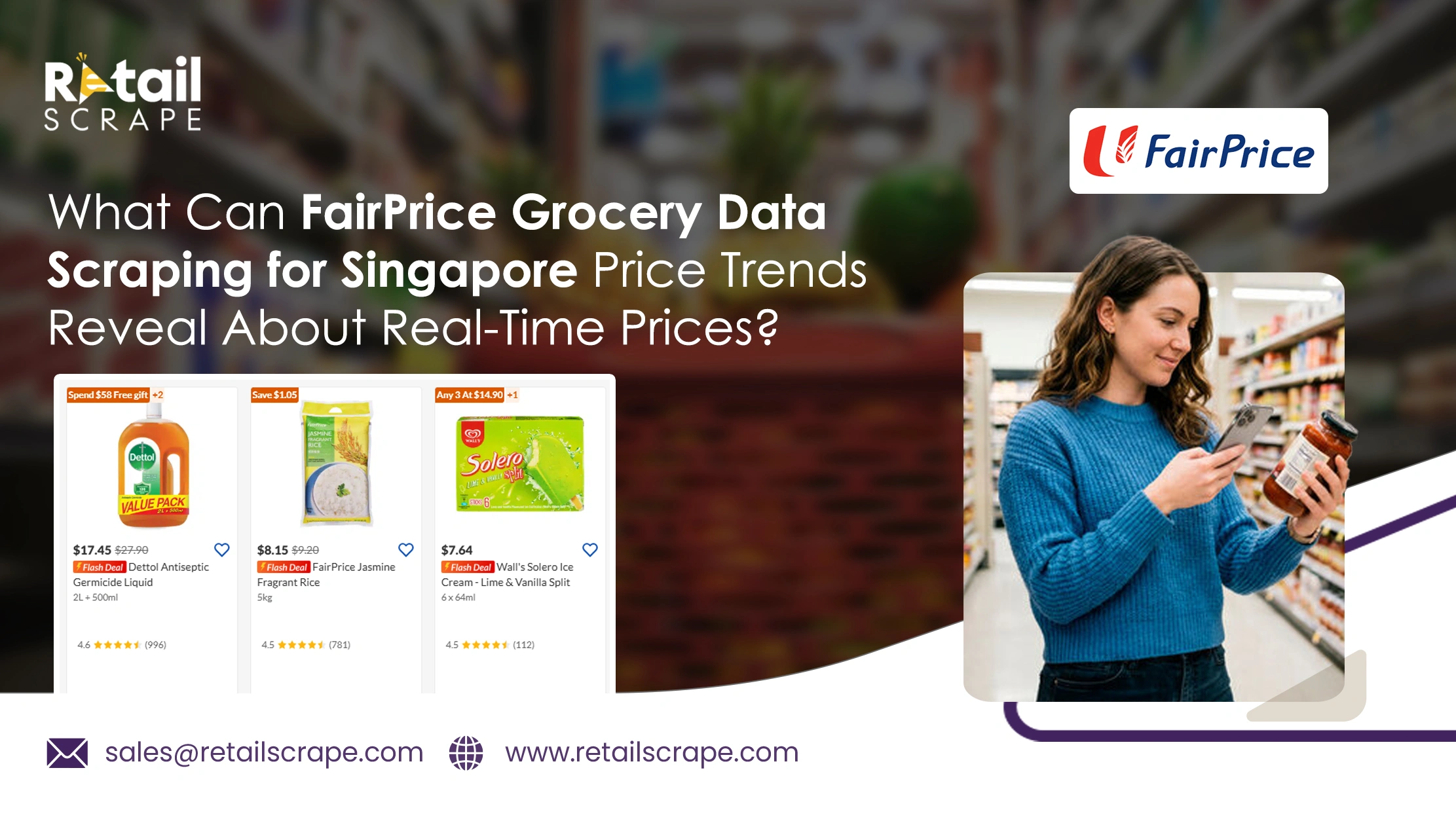 What Can FairPrice Grocery Data Scraping for Singapore Price Trends Reveal About Real-Time Prices?