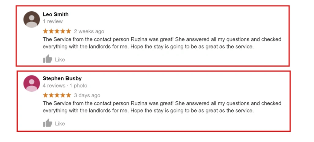 Manual Signals of Fake Reviews