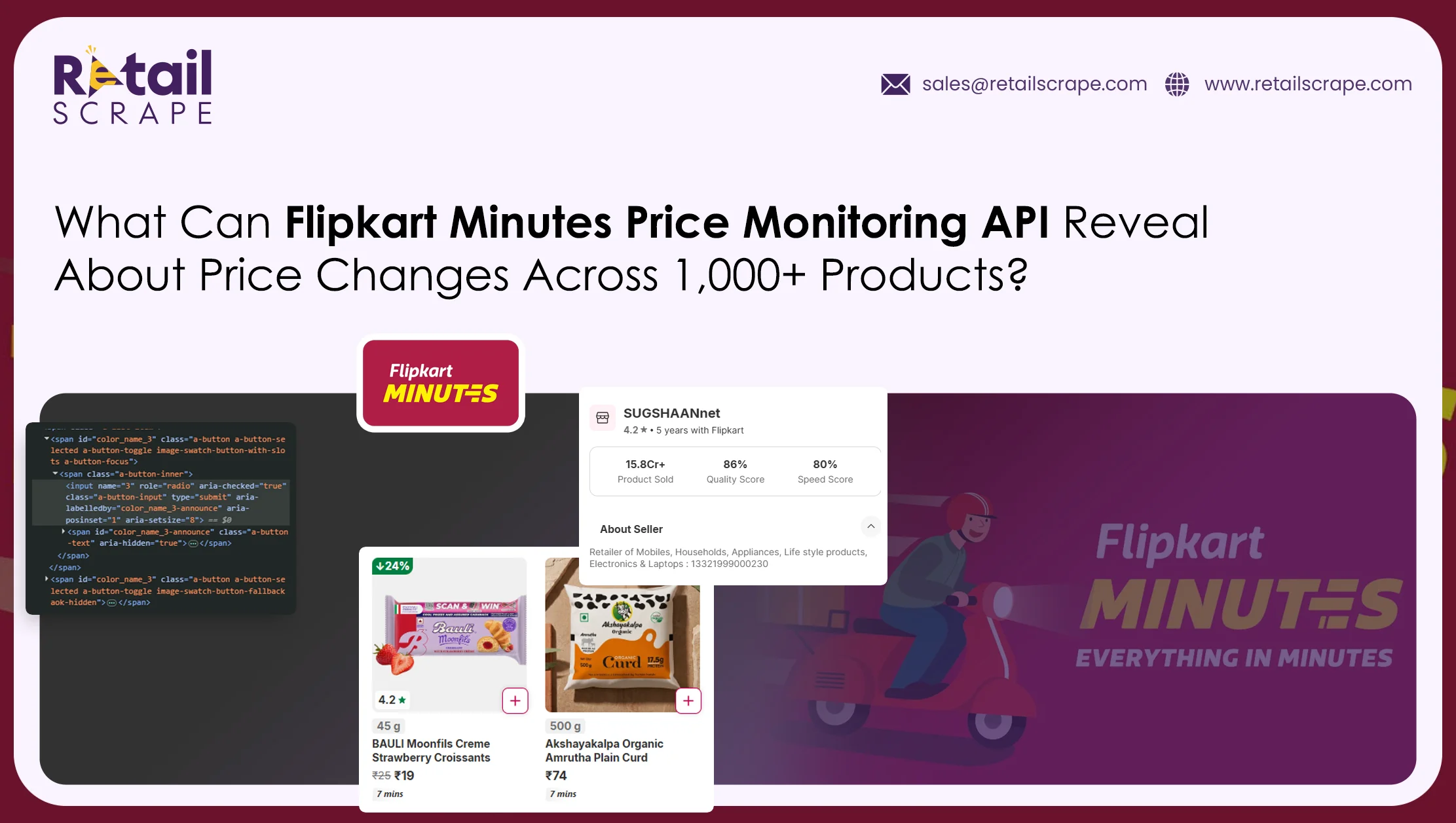 Flipkart Minutes Price Monitoring API