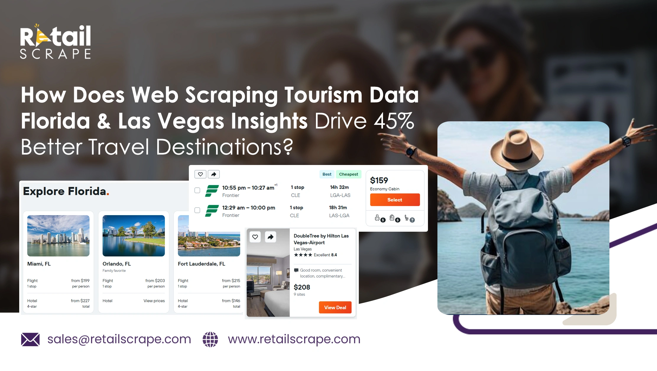 How Does Web Scraping Tourism Data Florida & Las Vegas Insights Drive 45% Better Travel Destinations?