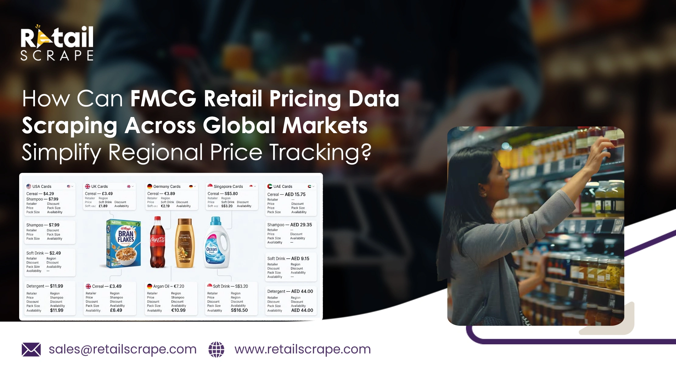 How Can FMCG Retail Pricing Data Scraping Across Global Markets Simplify Regional Price Tracking?