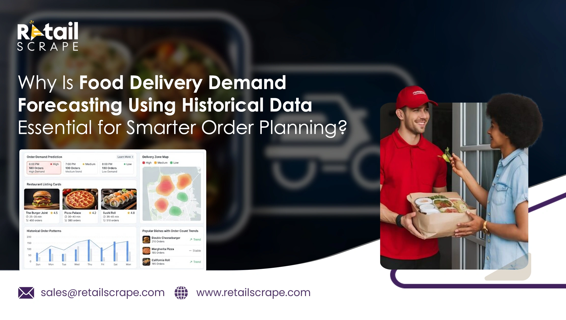 Why Is Food Delivery Demand Forecasting Using Historical Data Essential for Smarter Order Planning?