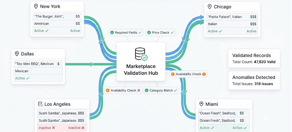 Parallel Pipelines Coordinate Validation Across Multiple Locations