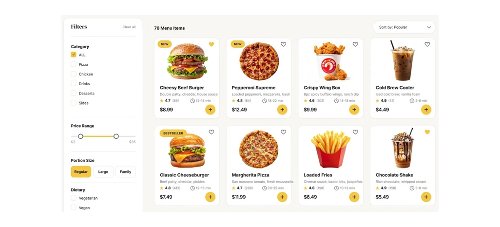 Evaluating Competitive Pricing Gaps Through Menu Data