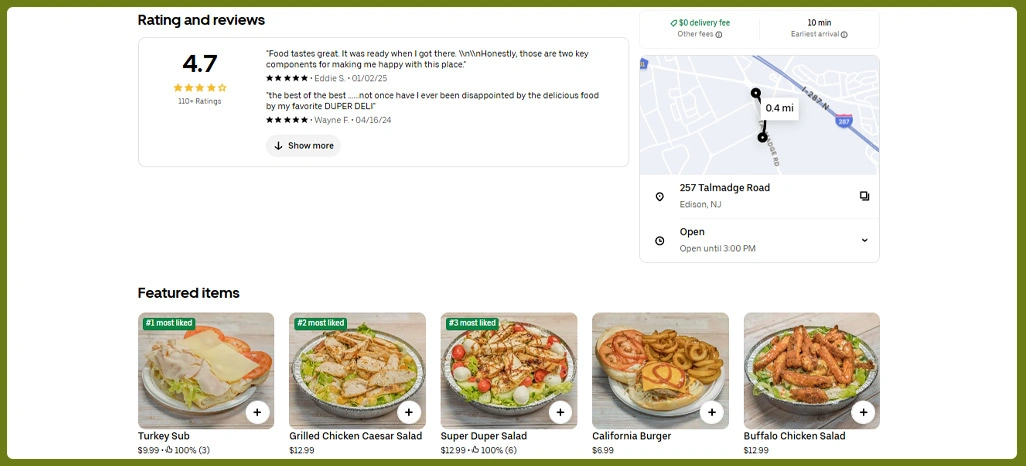 Streamlining Operations With Advanced Menu and Competitor Tracking