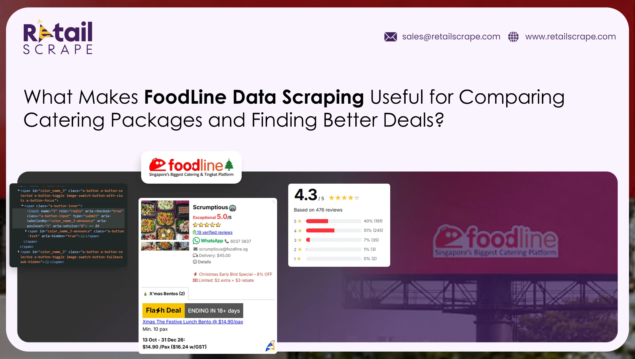 FoodLine Data Scraping