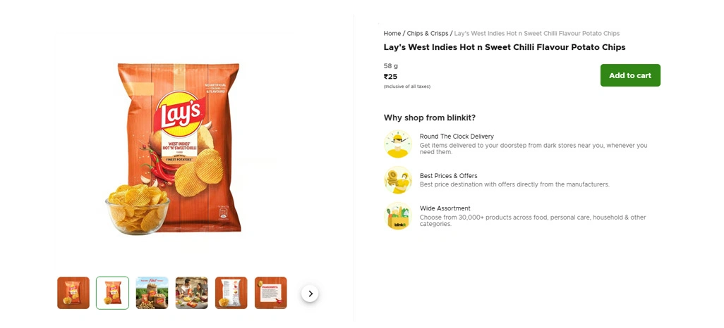 Visual Clarity Revealing Product Image and Pack Size Variations