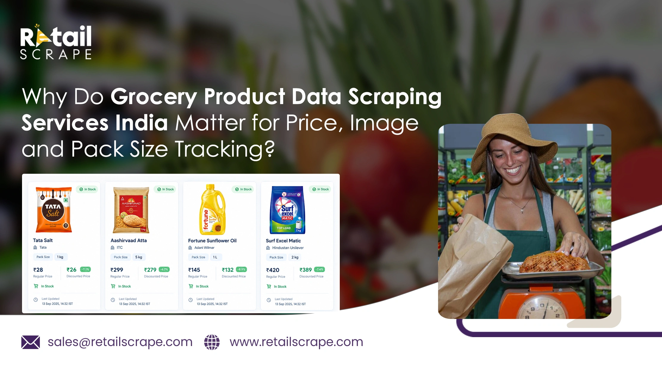 Why Do Grocery Product Data Scraping Services India Matter for Price, Image and Pack Size Tracking?