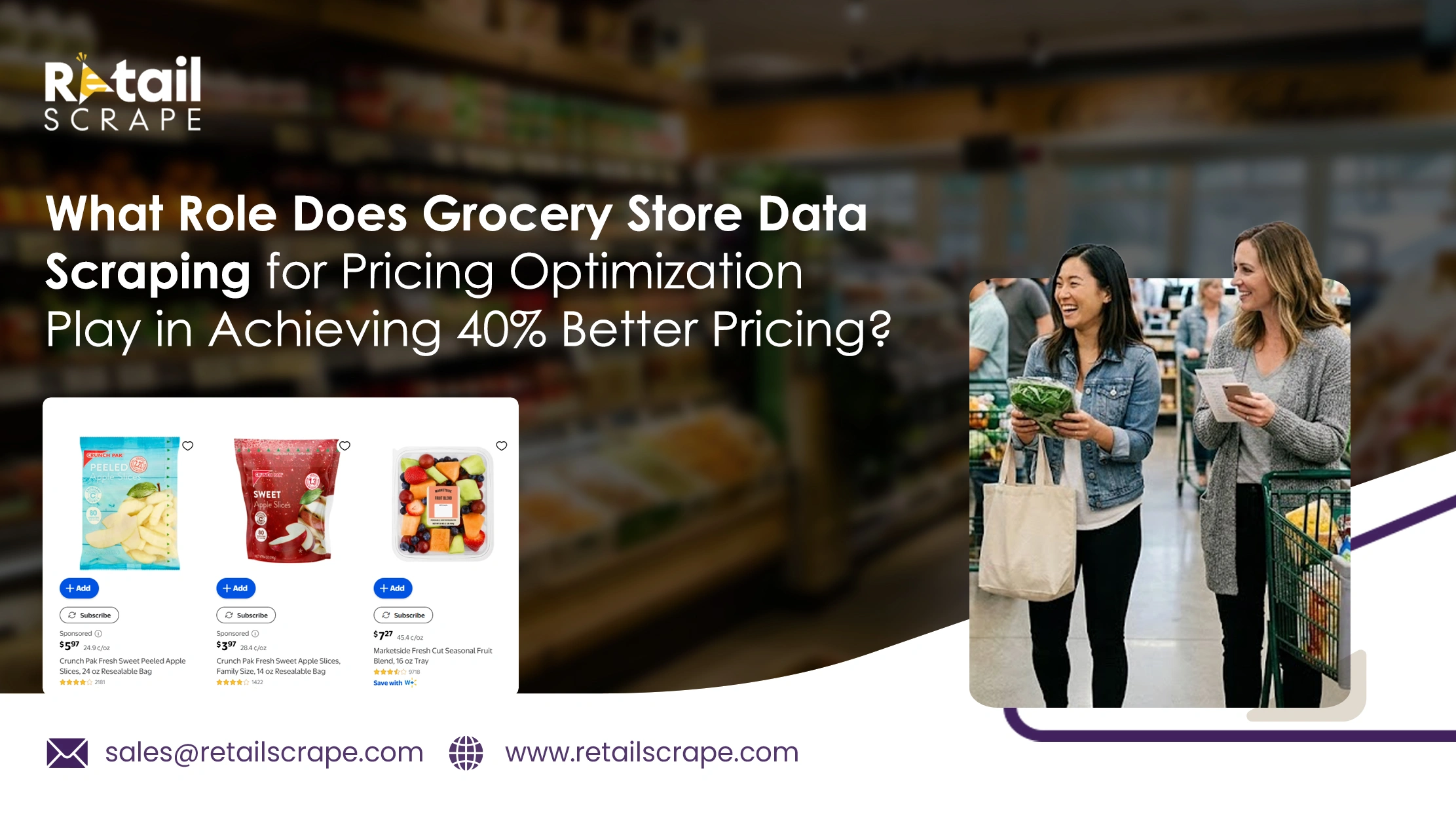 What Role Does Grocery Store Data Scraping for Pricing Optimization Play in Achieving 40% Better Pricing?