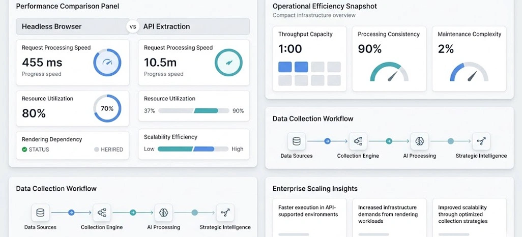 Assessing Operational Efficiency Across Modern Data Collection Frameworks