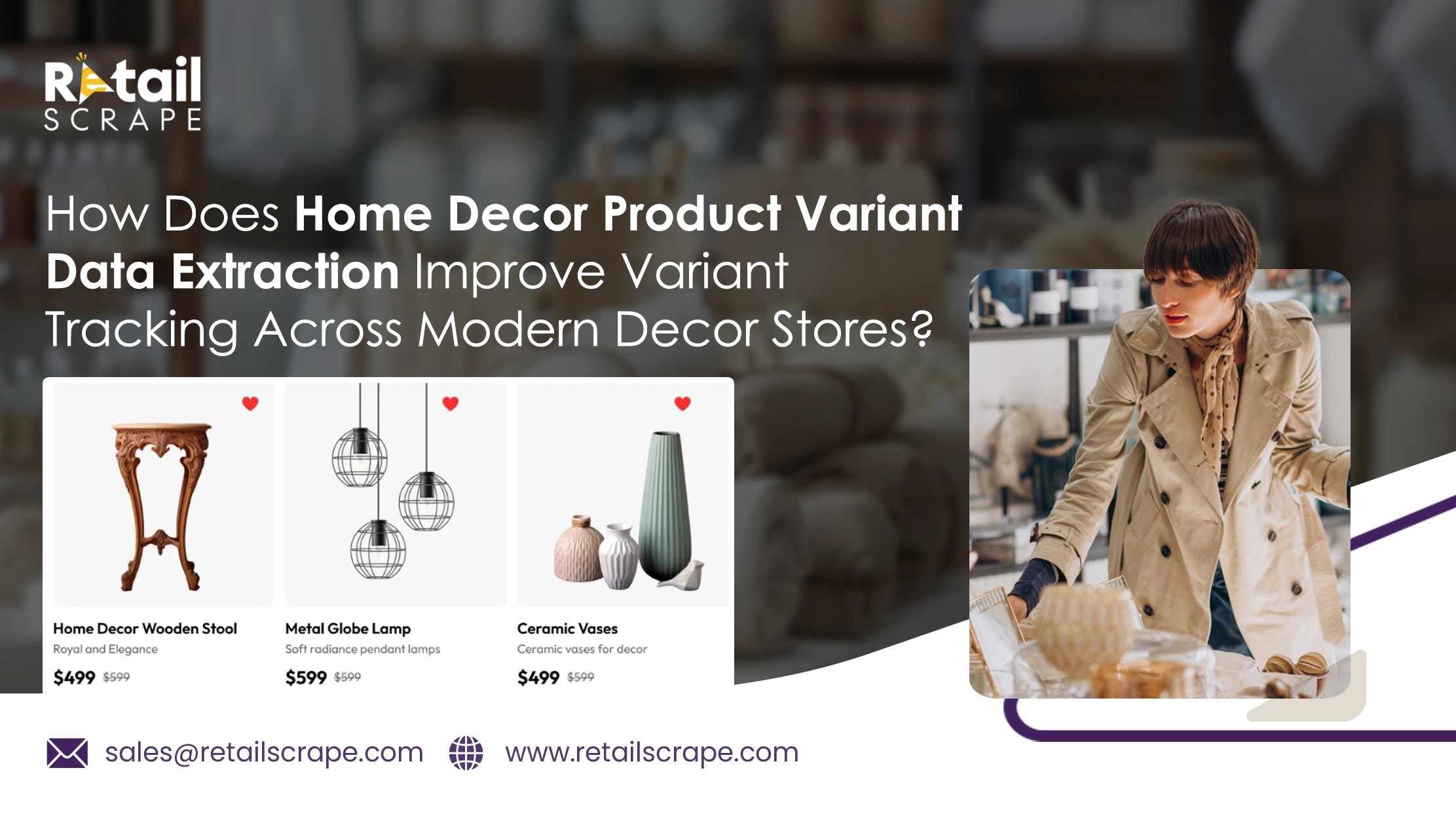 How Does Home Decor Product Variant Data Extraction Improve Variant Tracking Across Modern Decor Stores?
