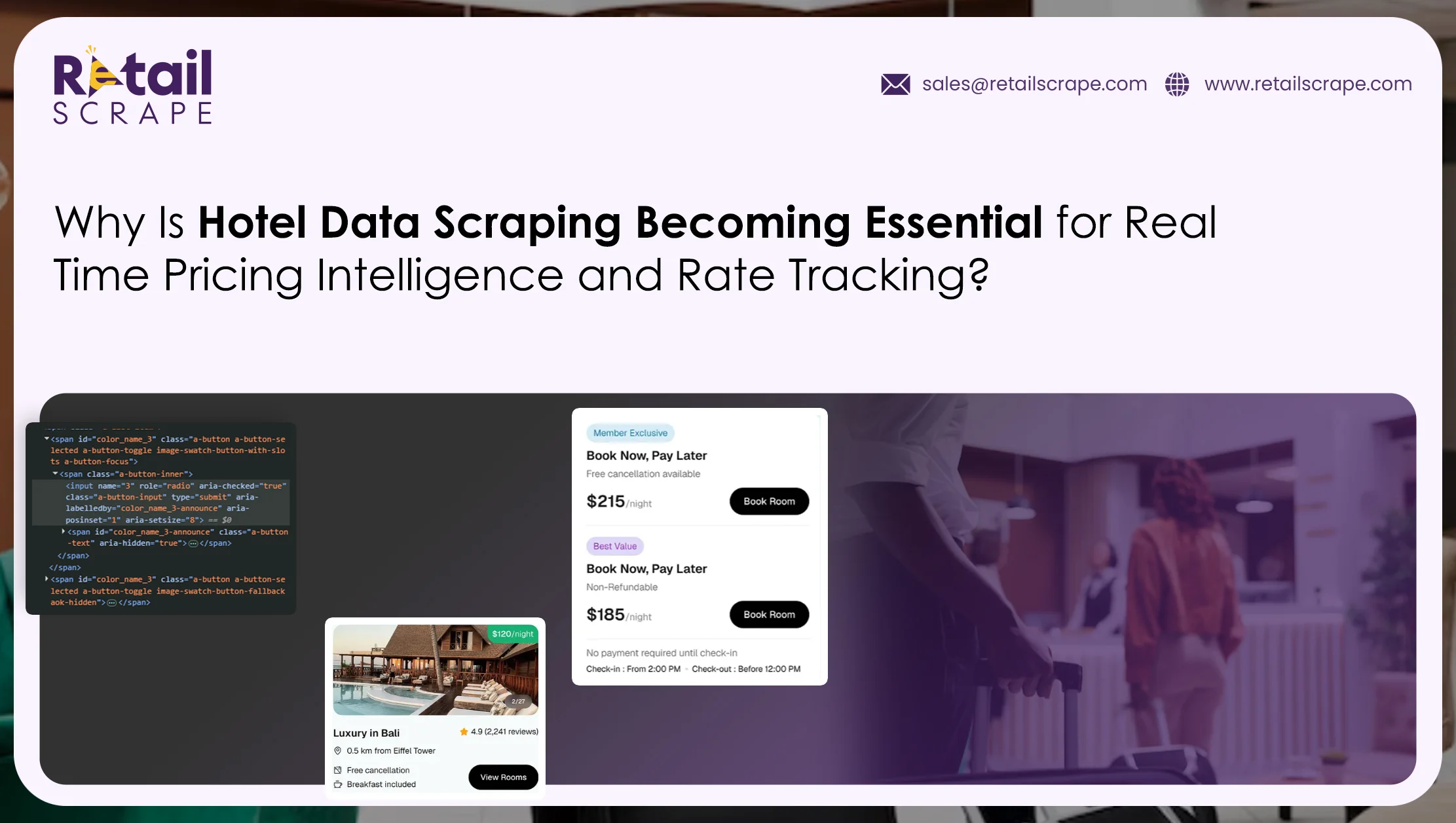 Why Is Hotel Data Scraping Becoming Essential for Real-Time Pricing Intelligence and Rate Tracking?