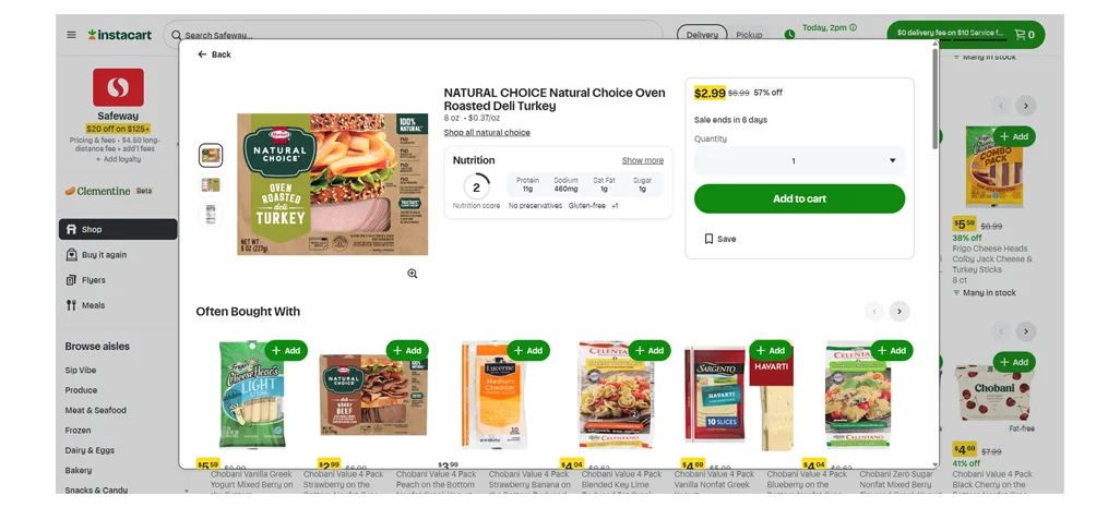 Product Availability Patterns Explain Grocery Supply Changes