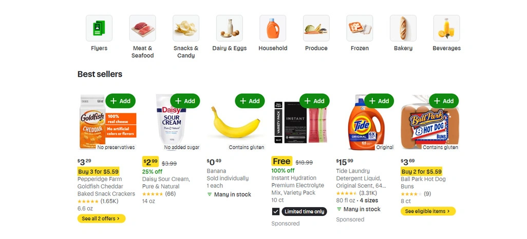 Measuring Product Visibility Across Digital Grocery Marketplaces