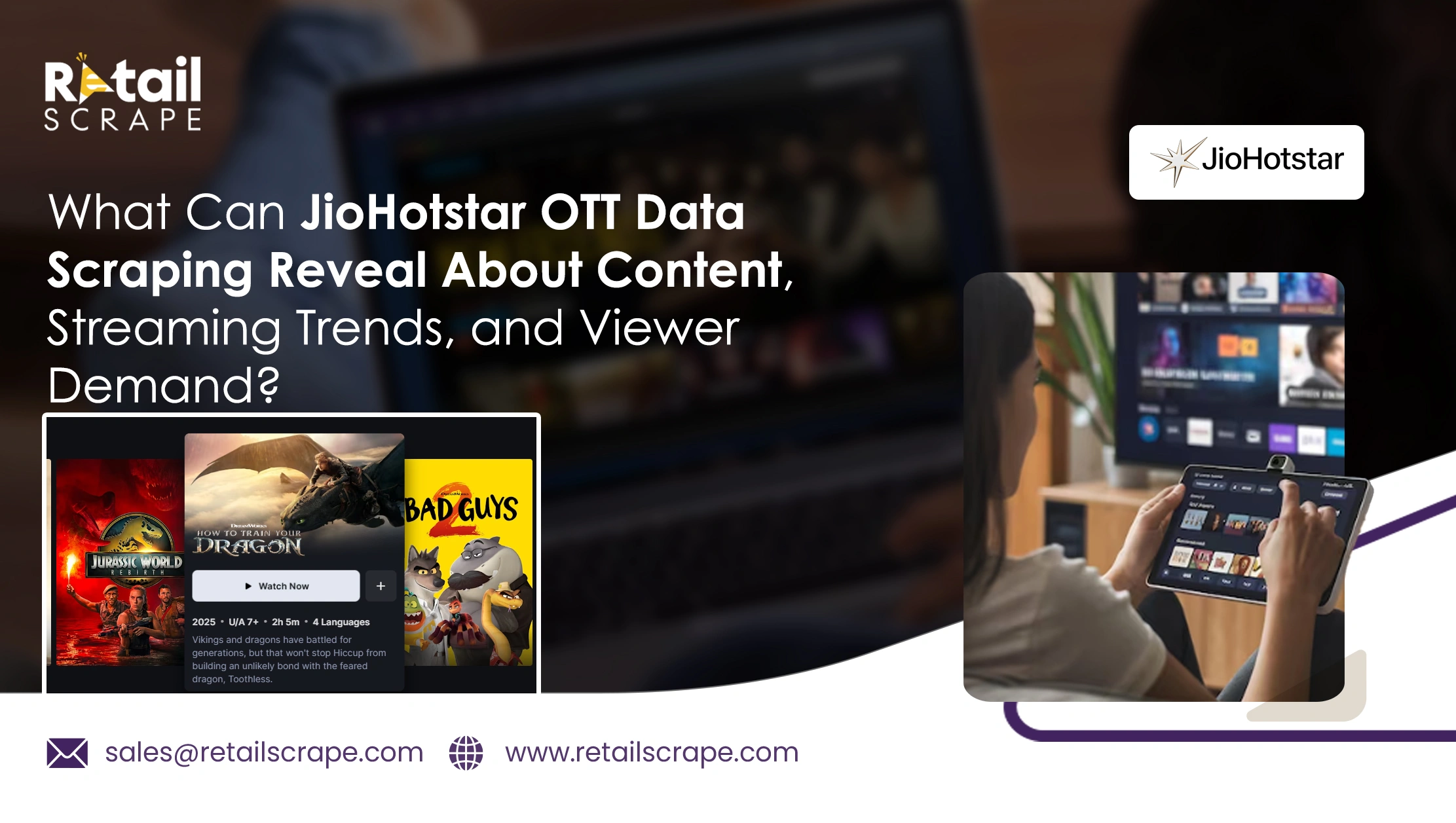 What Can JioHotstar OTT Data Scraping Reveal About Content, Streaming Trends, And Viewer Demand