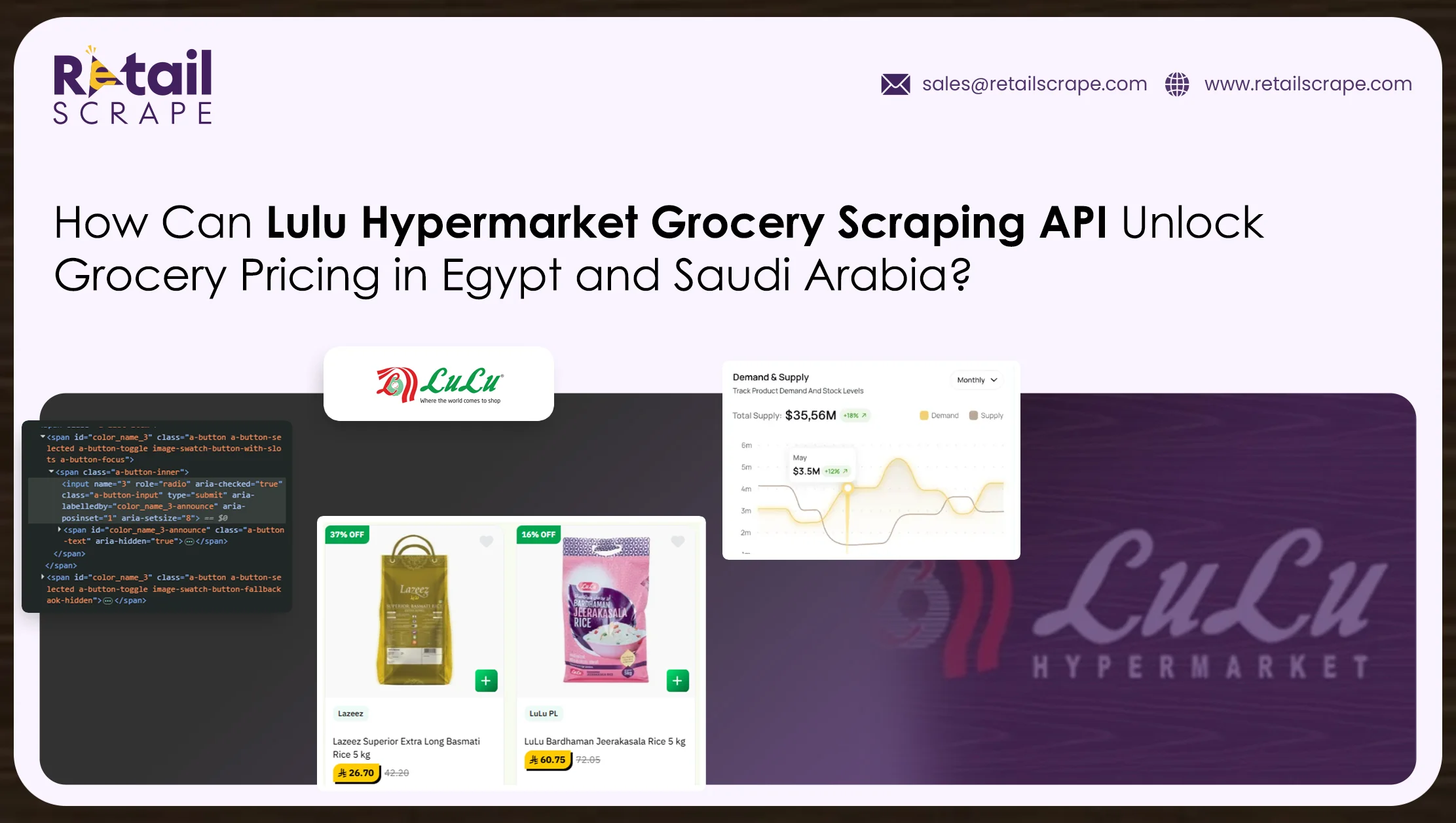 Lulu Hypermarket Grocery Scraping API