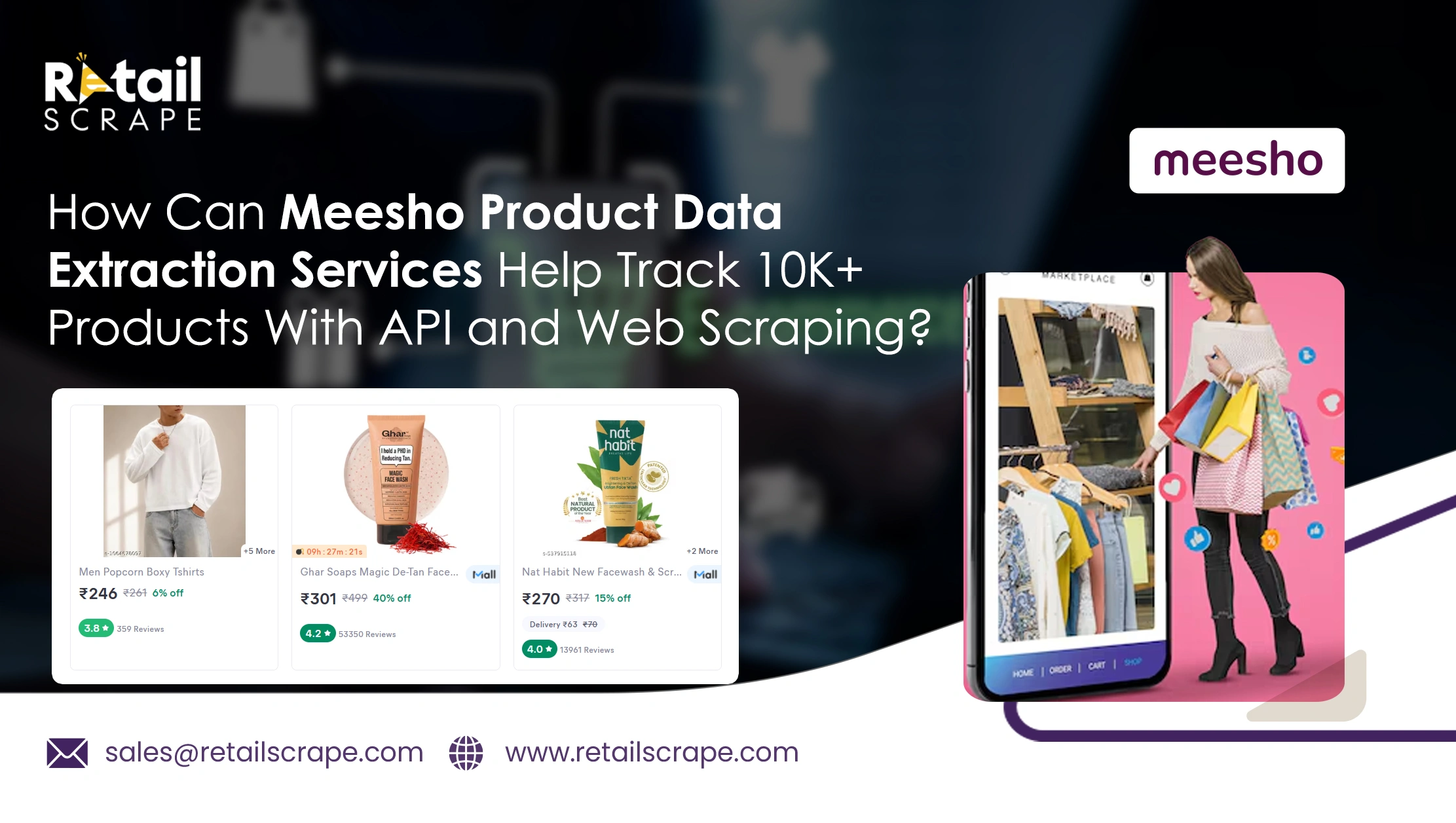 How Can Meesho Product Data Extraction Services Help Track 10K+ Products With API and Web Scraping?