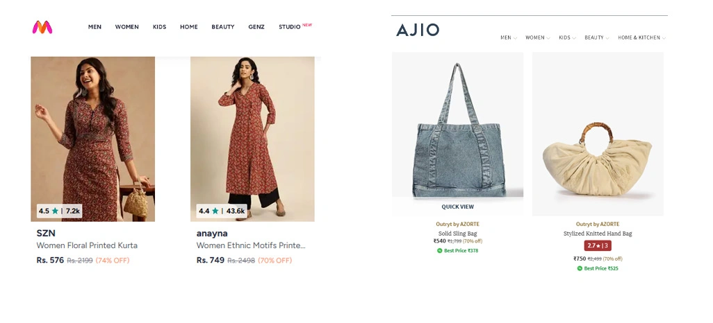 Analyzing Festive Pricing Patterns Across Fashion Marketplaces