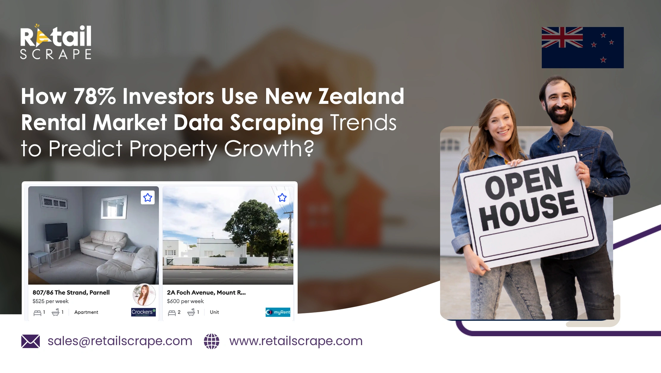 How 78% Investors Use New Zealand Rental Market Data Scraping Trends to Predict Property Growth?